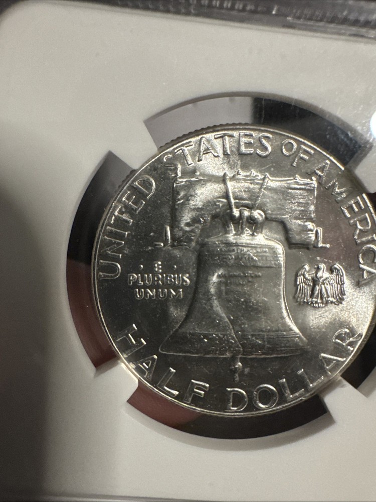 1959 Franklin Half Dollar 50c Reverse MS63 Type 2 NGC