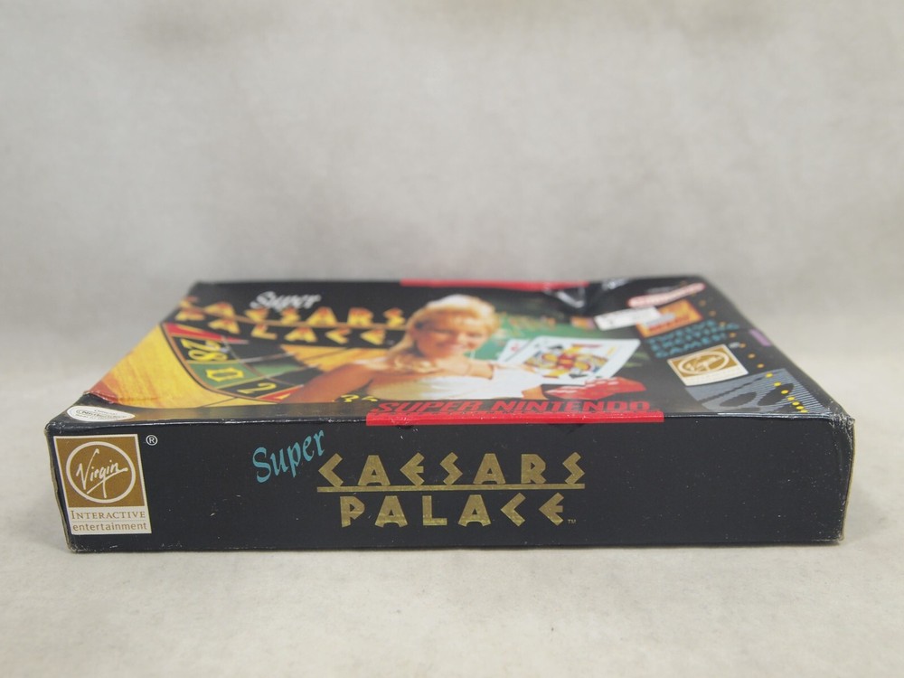 Super Caesars Palace (Super Nintendo | SNES) Authentic BOX ONLY