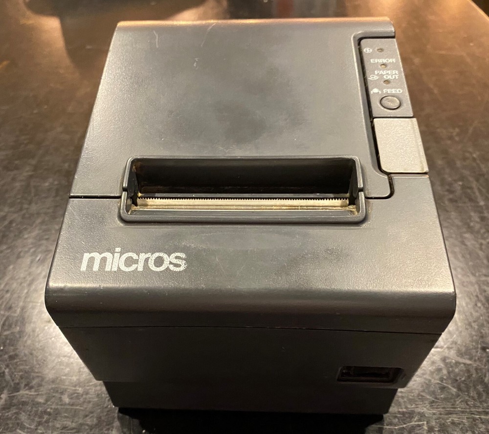 Micros Workstation 5A System Touchscreen POS Terminal Windows CE 6.0 Stand+Power