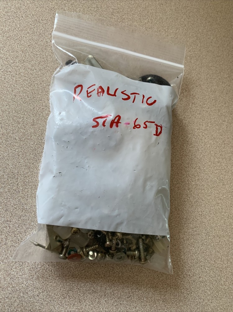 REALISTIC STA 65d tear down msc screws