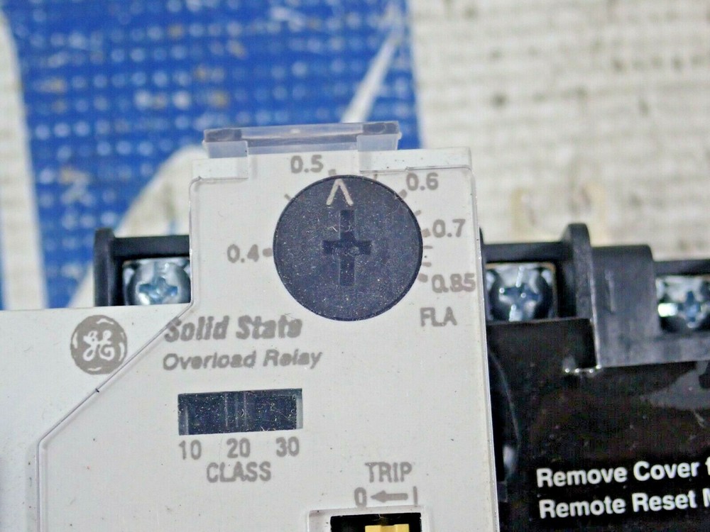 GE CR324CXCs Solid State Overload Relay 0.4-0.85