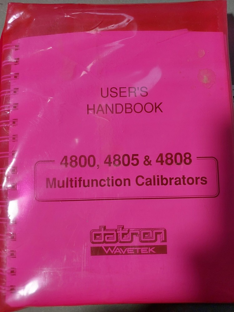Datron / Wavetek 4800 Multifunction Calibrator /New