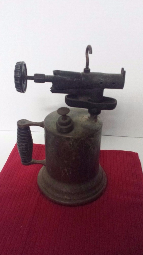 Antique brass blow torch
