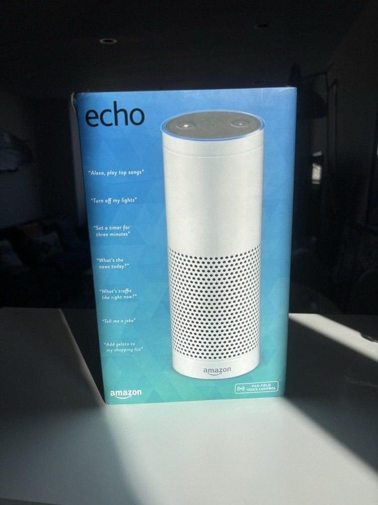 Amazon Echo (1st Generation) Smart Assistant - White