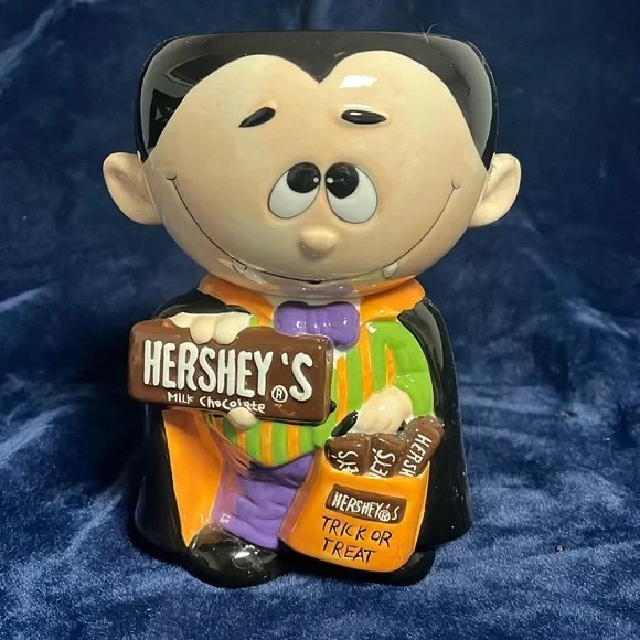 Hershey's Halloween Dracula Candy Dish Ceramic