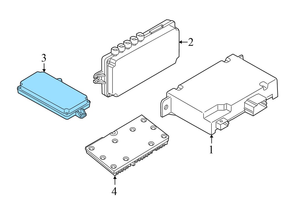 2016-2018 BMW 340I XDRIVE - Backup Camera Control Module 9393953