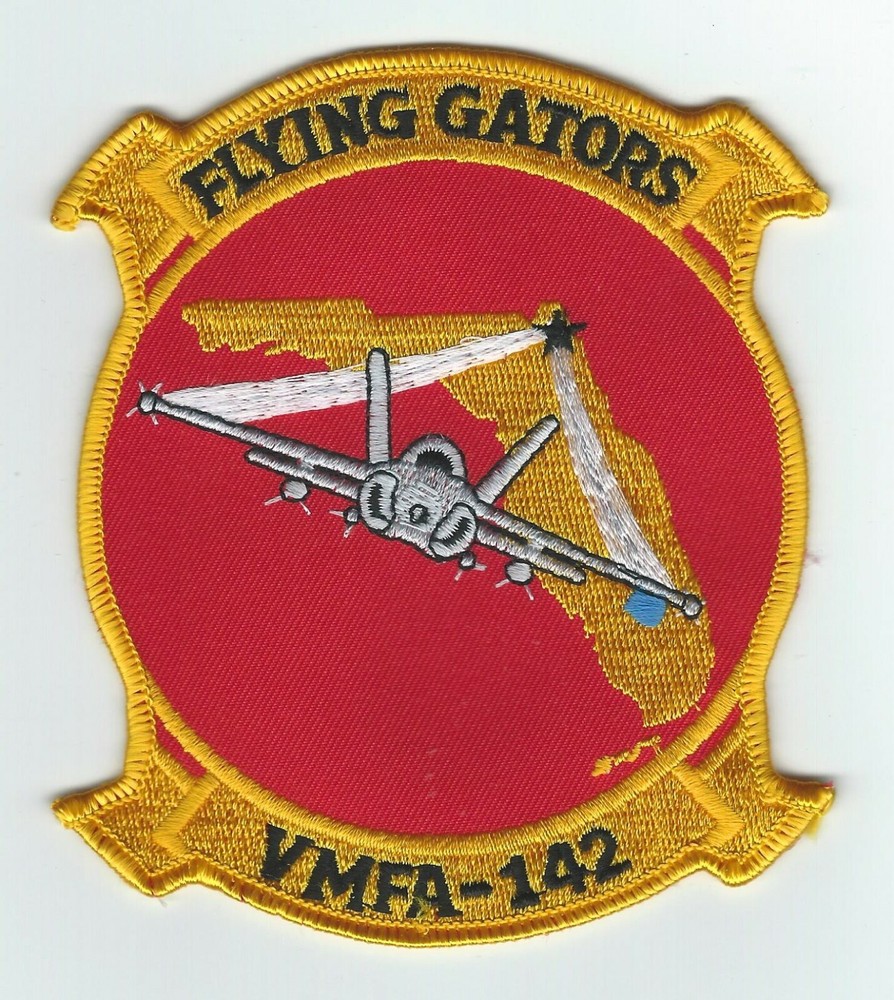 90's VMFA-142 'FLYING GATORS' F-18 (1st VERSION) patch