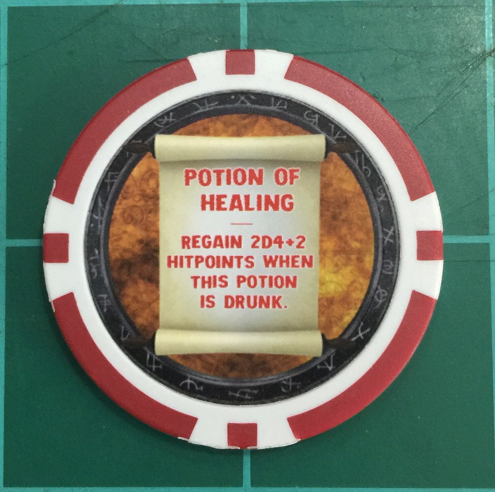 Magic Potion Tokens - Double Sided - RPG D&D Pathfinder - Use Drop Down Menu