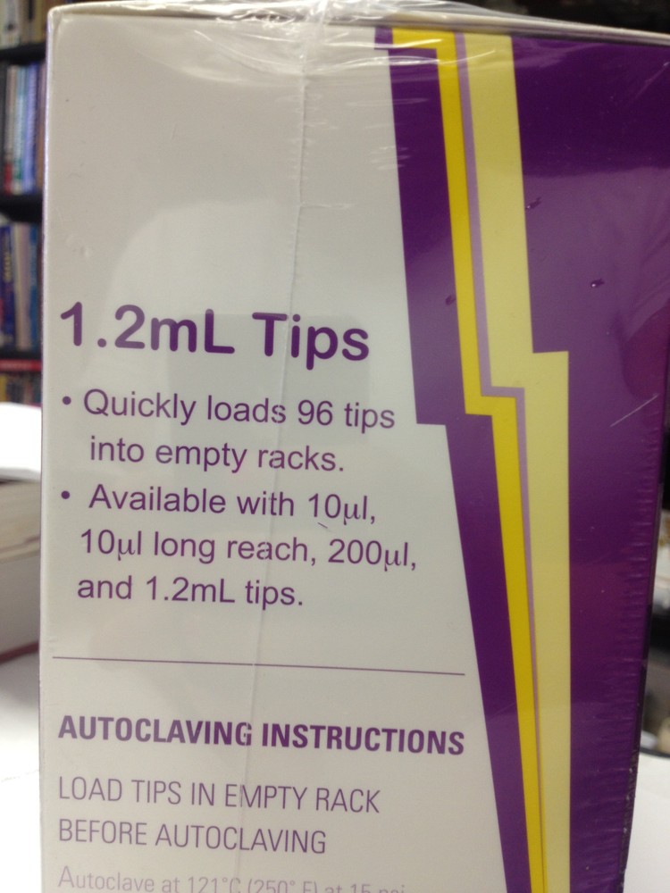 QuickRack Tip Transfer System (2 Pack) 96 1.2mL Tip System SEALED