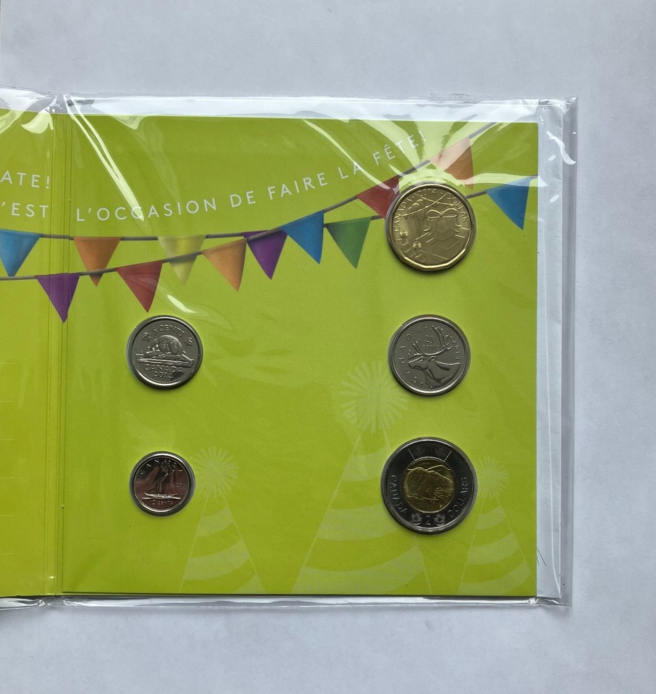 2014 Happy Birthday Canada Uncirculated Coin gift set