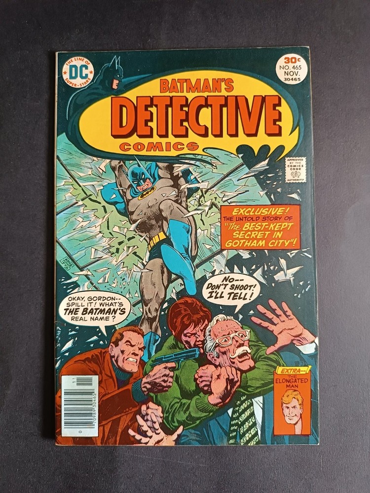 Batman's Detective Comics No. 465 DC Comic - (1976)