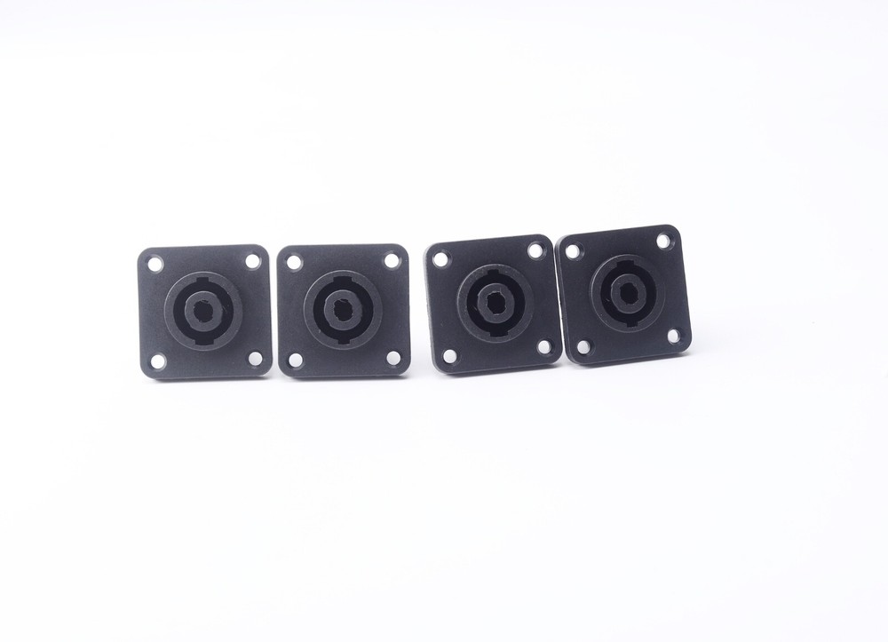 10X Speakon 4 Pin Female jack Compatible Audio Cable Panel Socket Connector