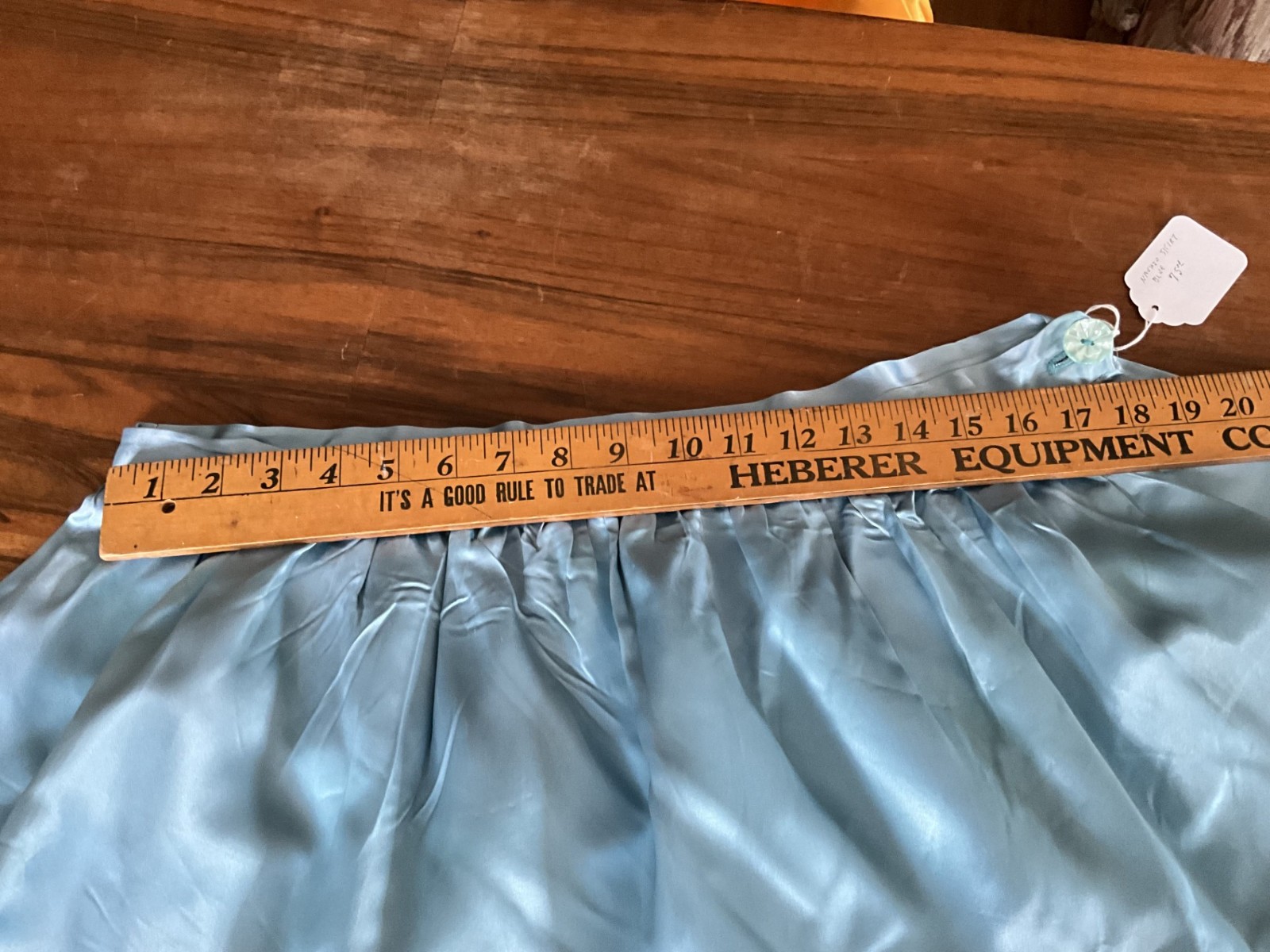 Vintage? Native American Navajo Blue Satin Skirt