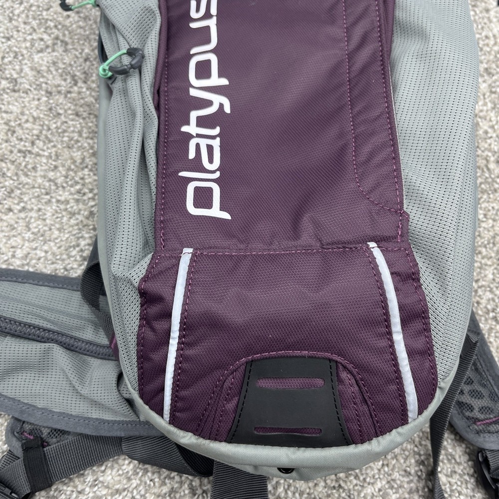 Platypus B-line Xc 8.0 Camelback Backpack Hydration Pack Burgundy / Gray