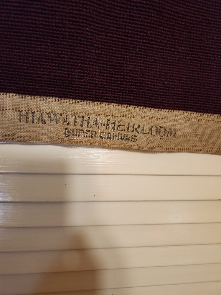 Beautiful Antique Needlepoint For Using On A Stool