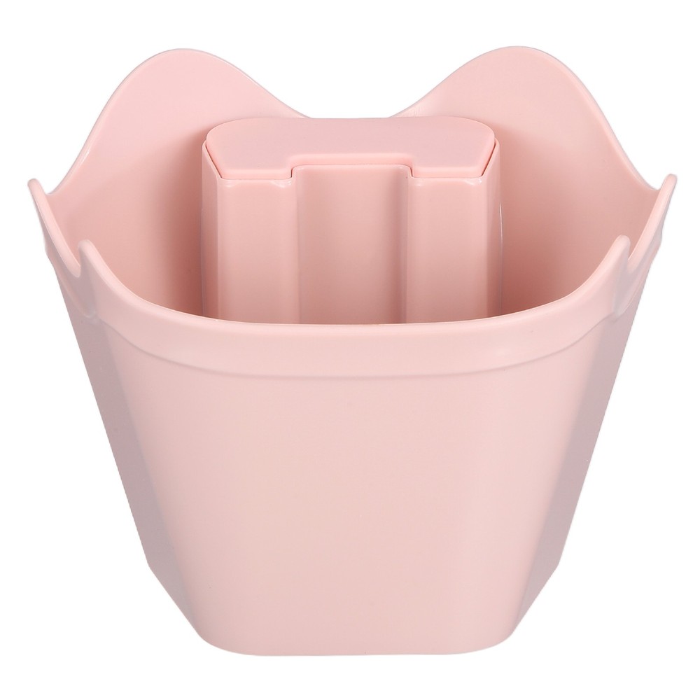 Coffee Knock Box, 4 Inch Plastic Polygonal Knock Box Coffee Grounds Bin, Pink