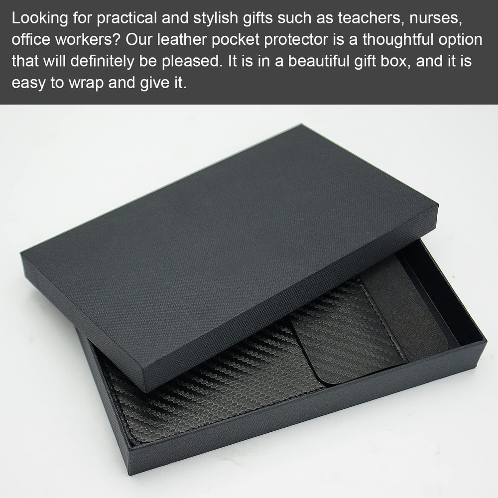 Leather Pocket Protector for Men: A Multi Purpose pocket protectors for shirts -