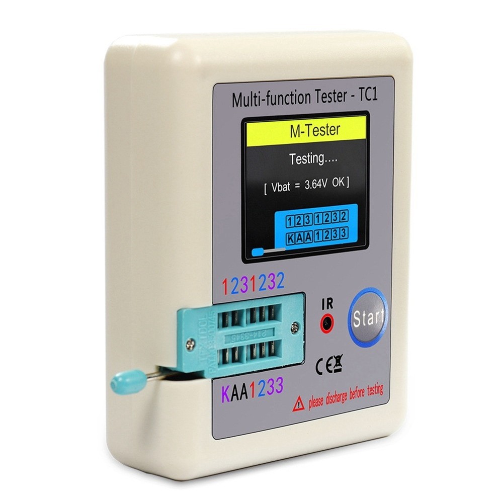 -TC1 TC1 Display Multifunctional TFT Backlight Transistor Tester for Diode9171