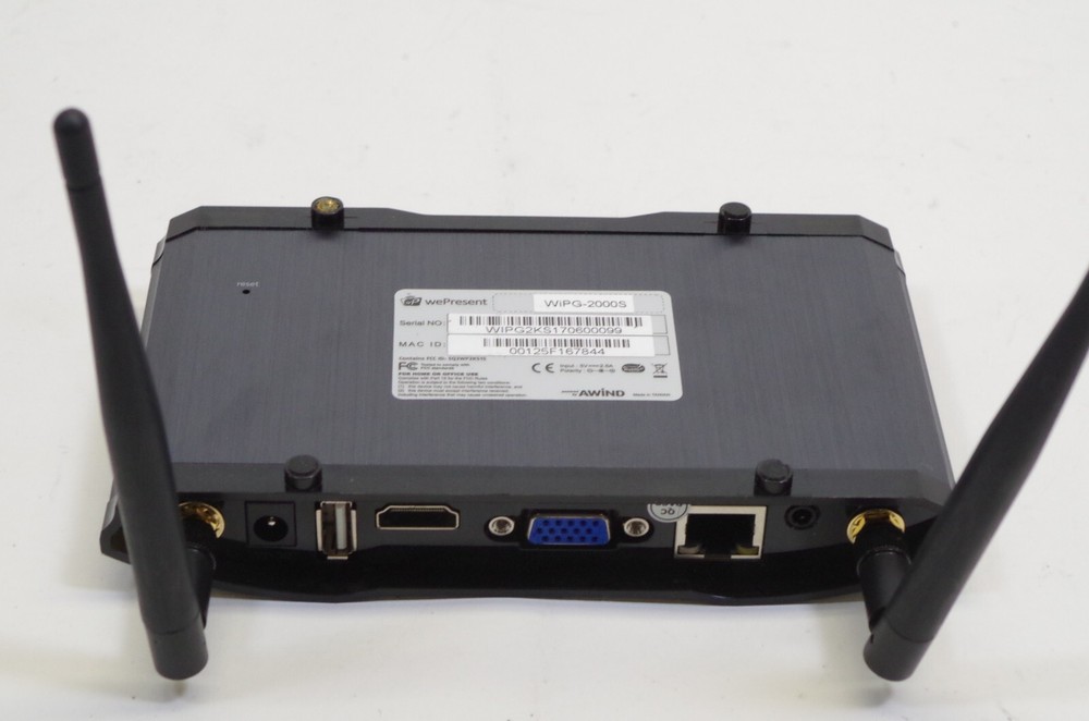 WePresent WiPG-2000S Wireless Interactive Presentation System W/Antennas