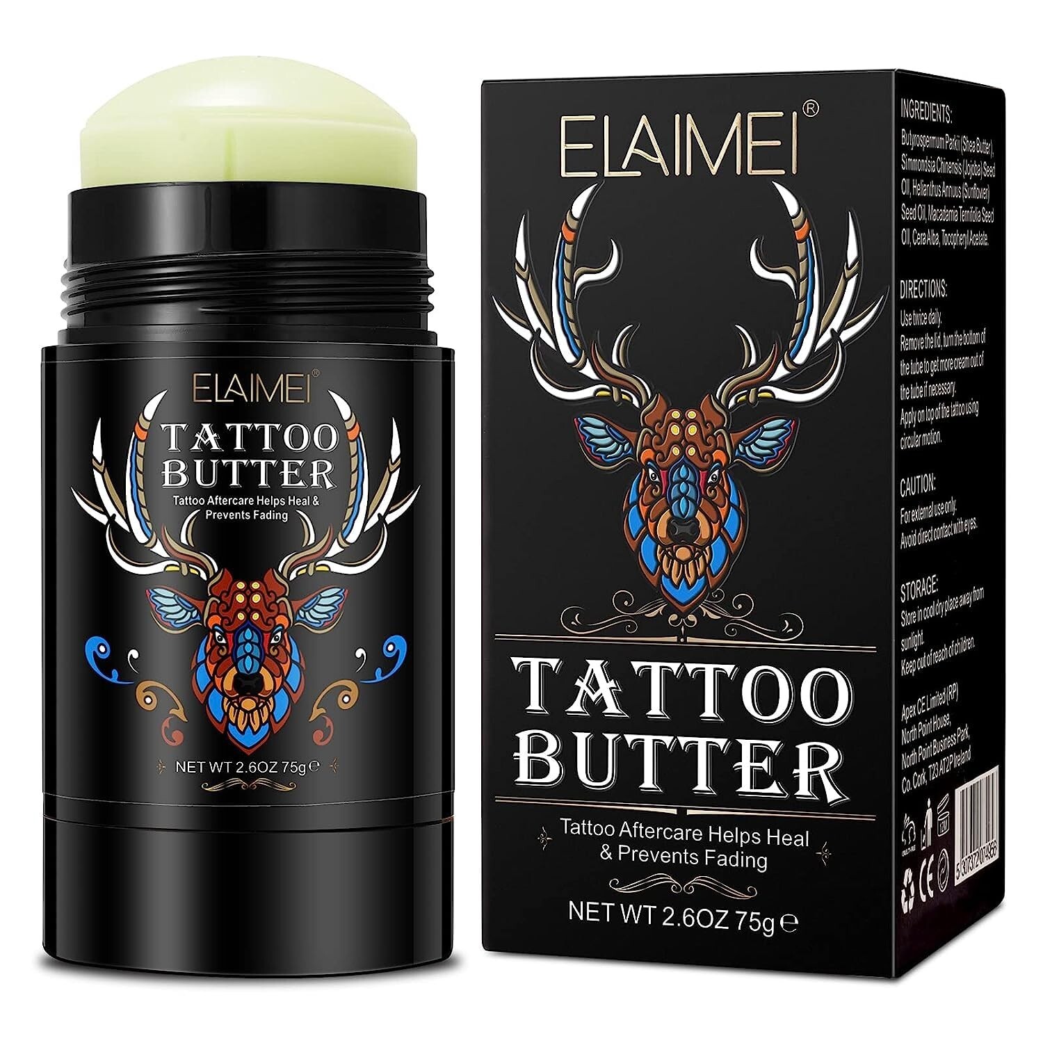 Organic Healing Tattoo Moisturizer Aftercare Butter Tattoo Balm Tattoo Cream