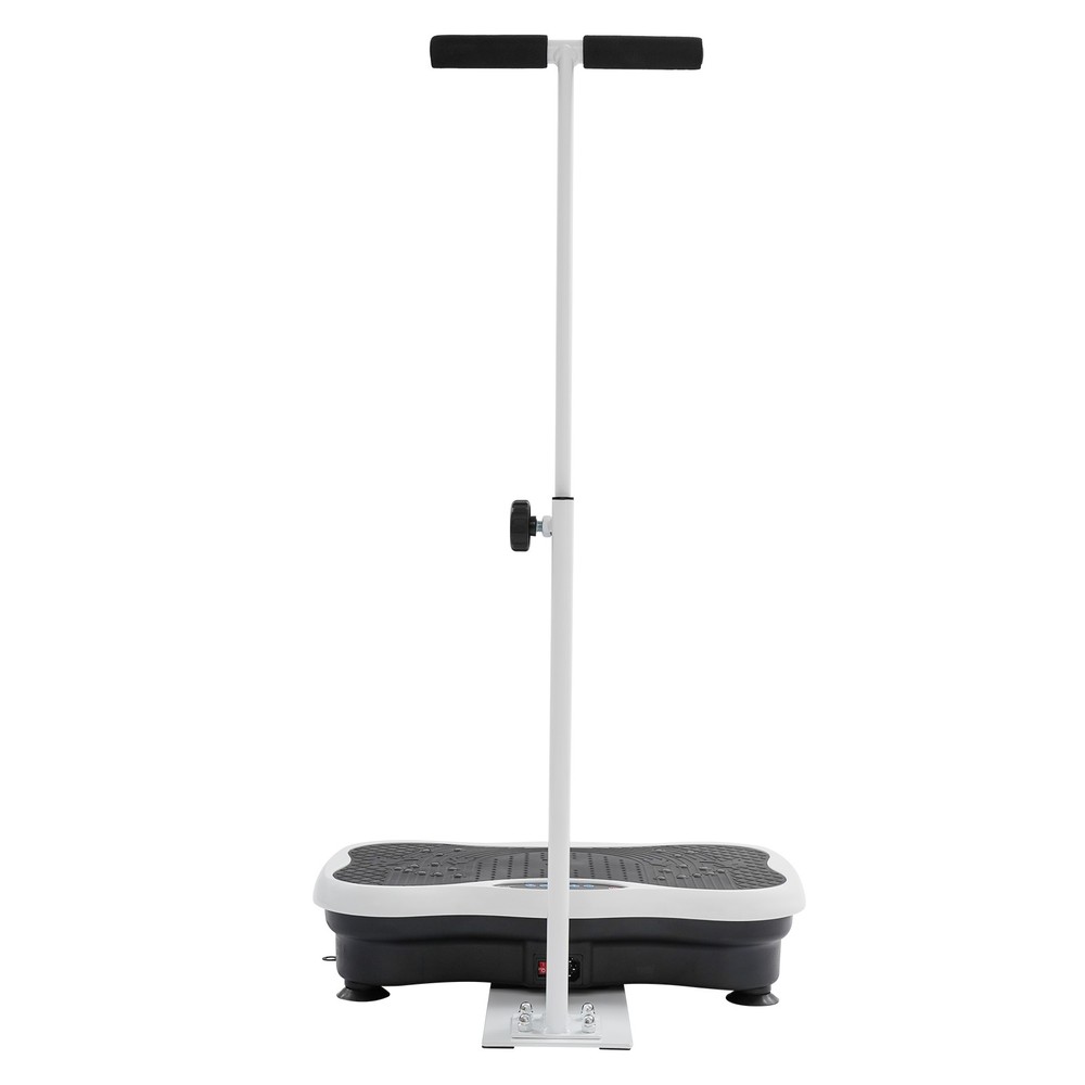 Vibration Plate Exercise Machine with Adjustable Handle and Remote Control