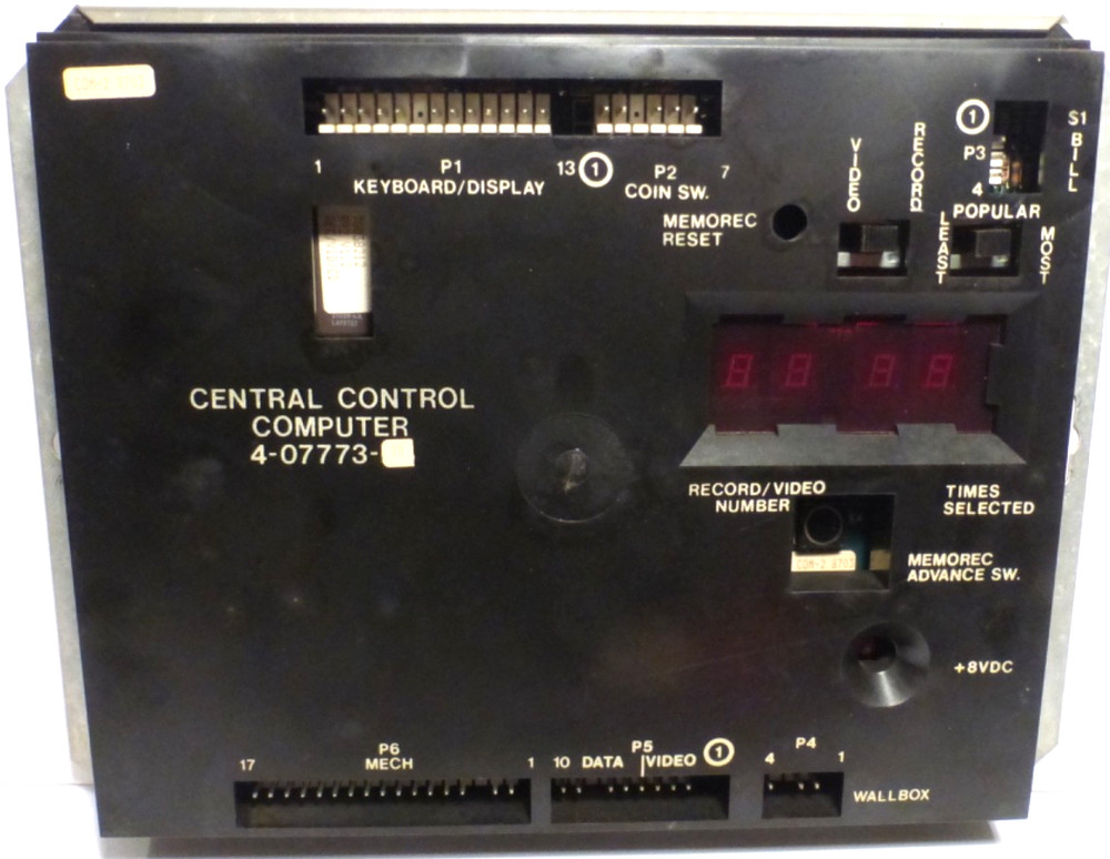 ROWE JUKEBOXES  R-93 or  R-94 -- WORKING - CENTRAL CONTROL COMPUTER 40777310