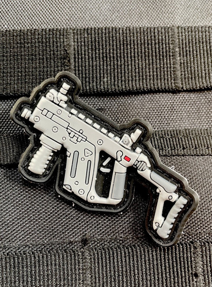 KRISS Vector SMG Submachine Gun Army Weapon Tactical Morale Patch Hook Loop