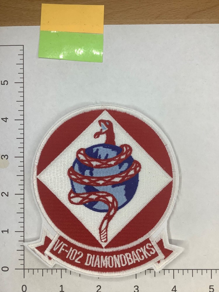 VINTAGE US NAVY VF-112 DIAMONDBACKS SQUADRON PATCH