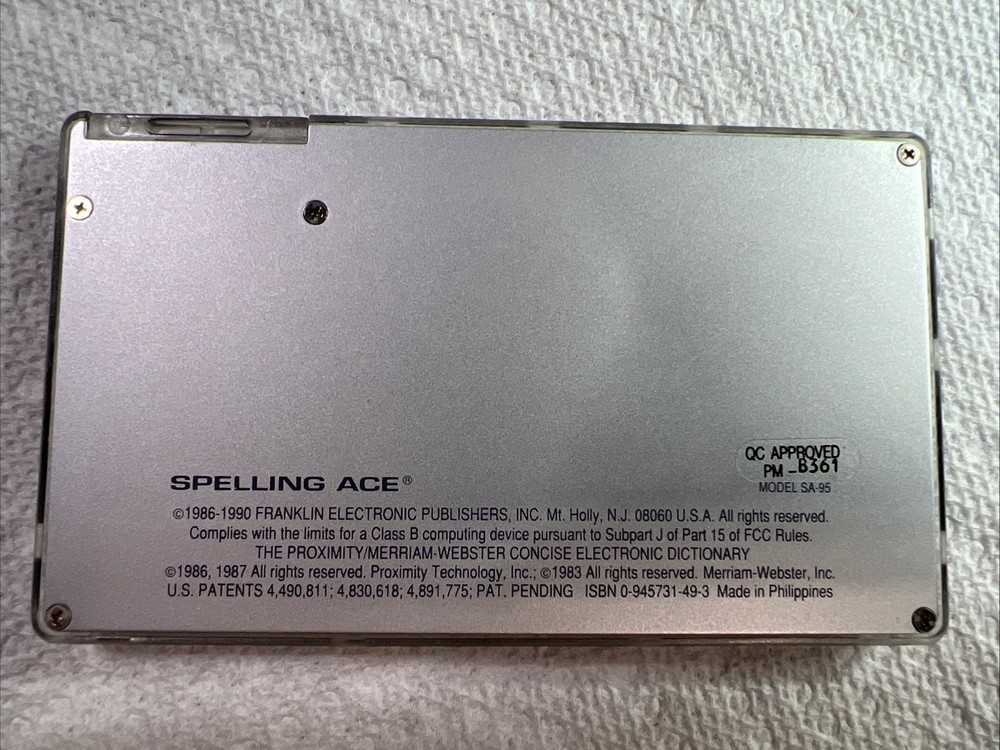 Franklin Spelling Ace Model SA-95 w/ Case Tested & Working