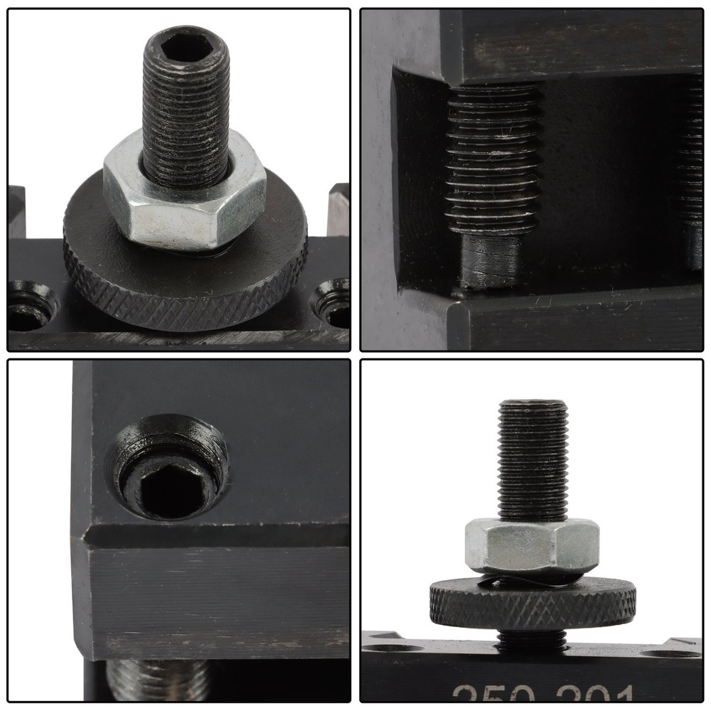 6 Pack BXA Tool Post Set 250-200 Complete Quick Change System for Lathes