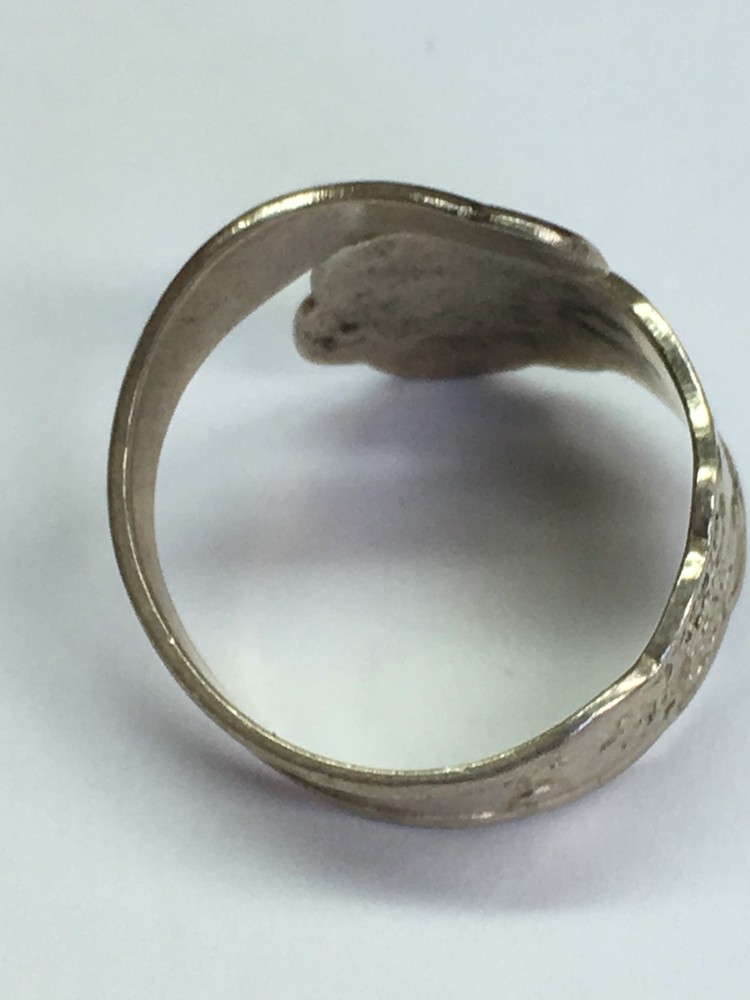 Signed L Vernon Sterling Silver 925 Adjustable Ring