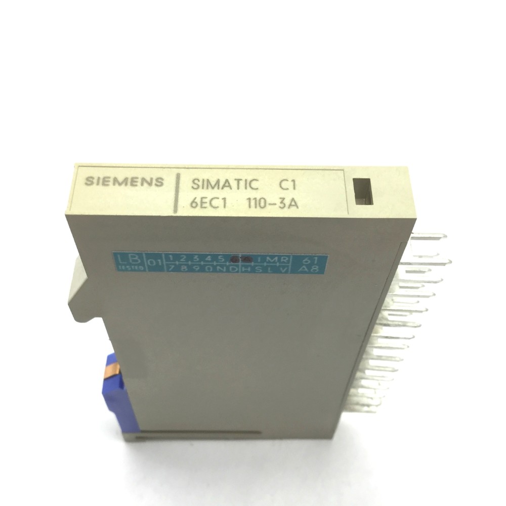 Siemens 6EC1110-3A SIMATIC C1 Plotted Block, Timer Module, 3ms to 250s