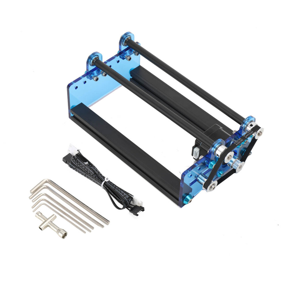 Laser Rotary Roller Laser Engraver for Cylindrical Objects with 360° Rotating