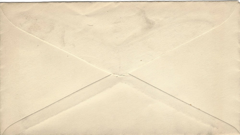 UNUSED U.S. STAMPED COVER WITH UNIQUE INK ERROR