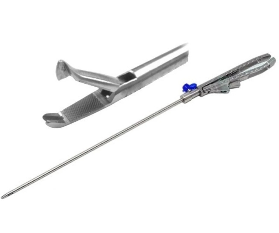 2Pcs Laparoscopic Needle Holder Tooth 5mmx330mm Surgical Instruments CE Approved