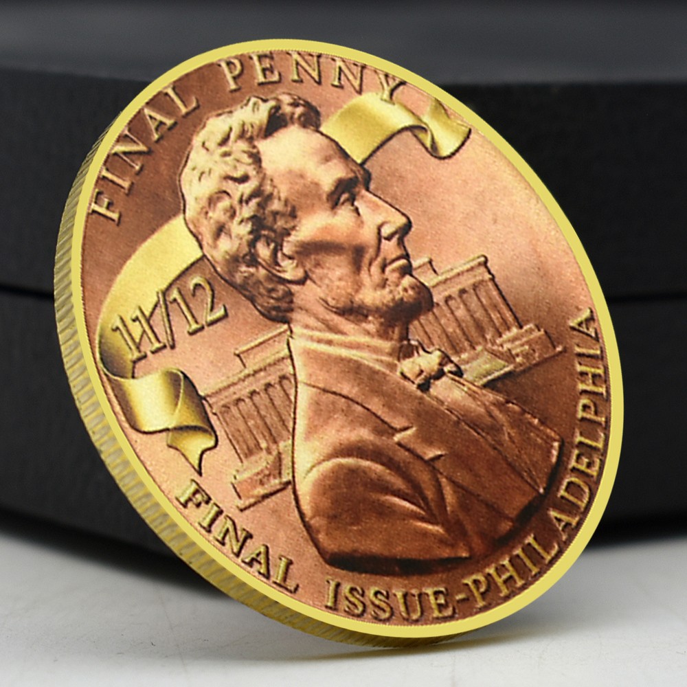 The Last U.S. One Cent - Final Penny Commemorative Coin 1909-2025 Memorial Medal