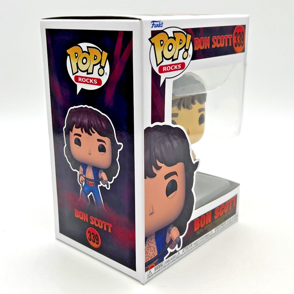 Funko POP! Rocks AC/DC BON SCOTT #339 with BOX PROTECTOR