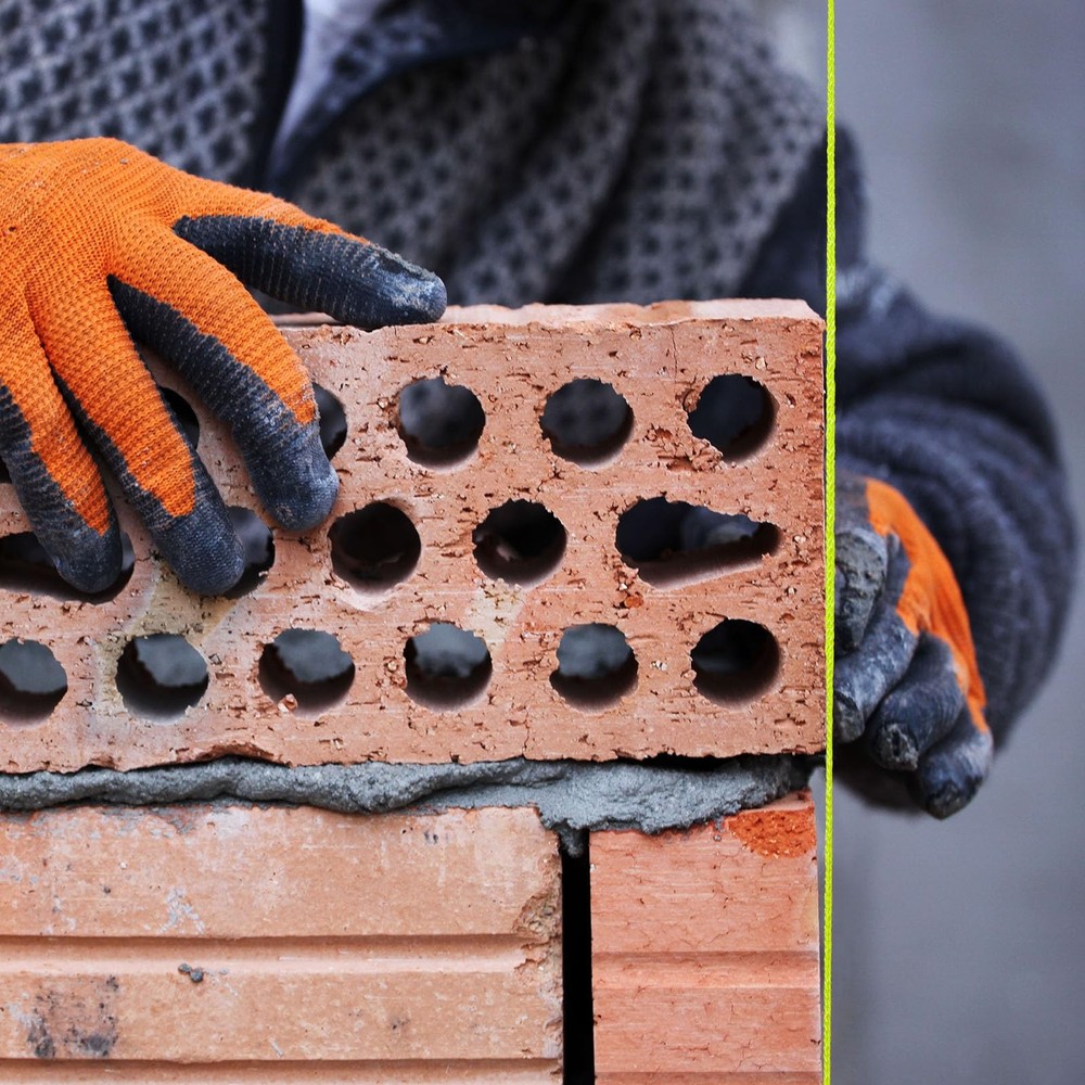 4 Roll Mason String Line #18, 500 ft Nylon Braided Construction String Line, ...