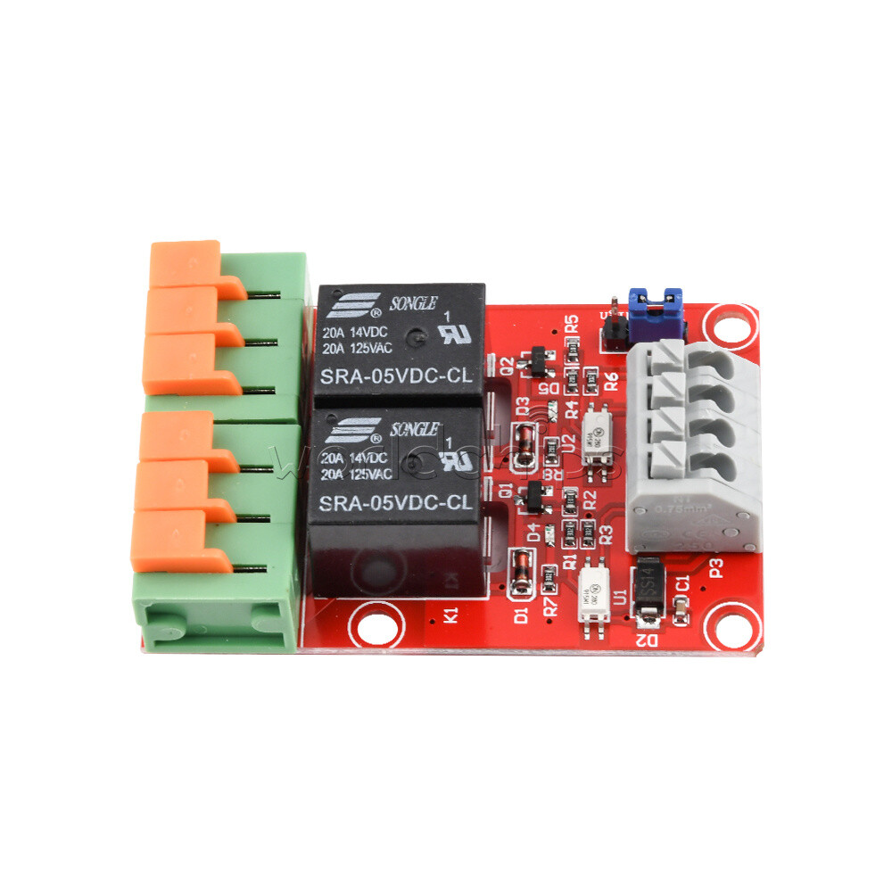 5V 20A Relay Control Module High and Low Voltage Triggering 1-2-4-8-16 Channel