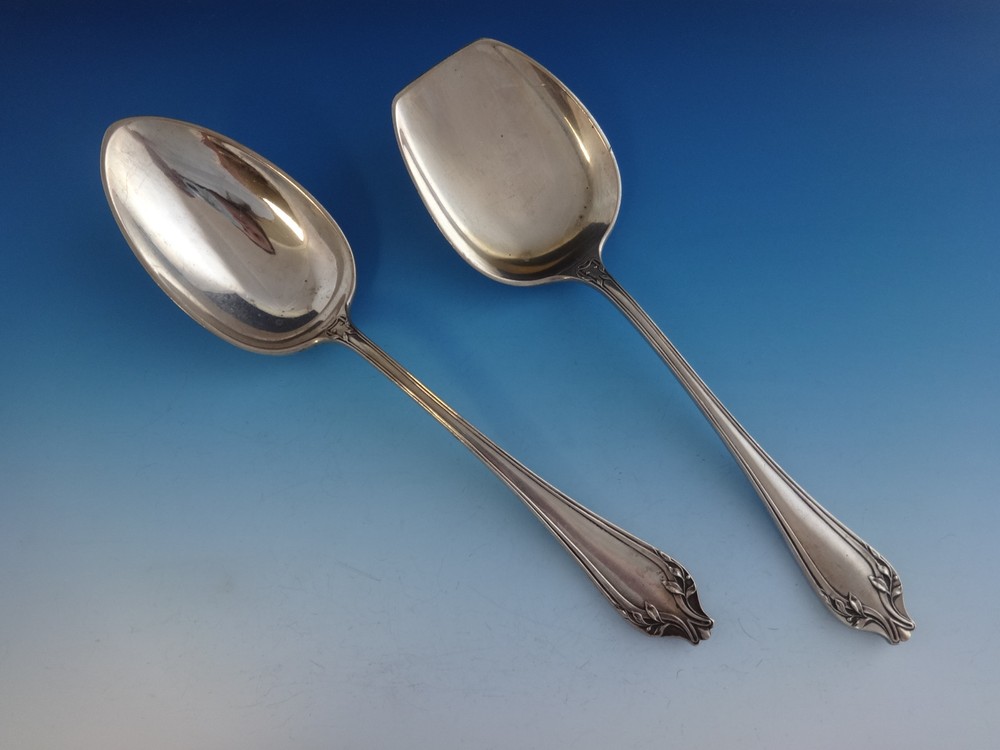Austrian 800 Silver Flatware Set For 12 Service Massive 146 Pieces Beautiful!