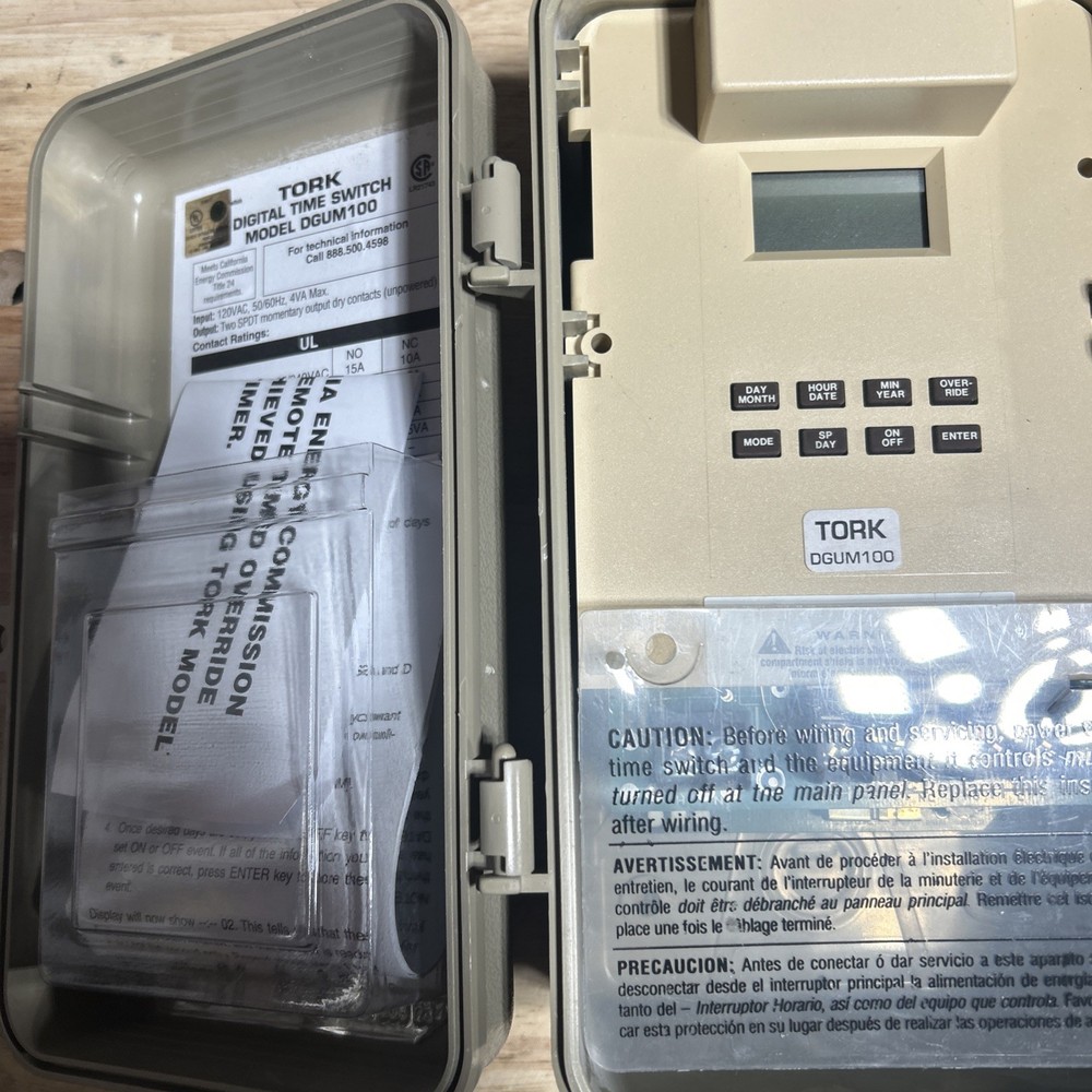 Tork DGUM100Y Single Channel Time Switch