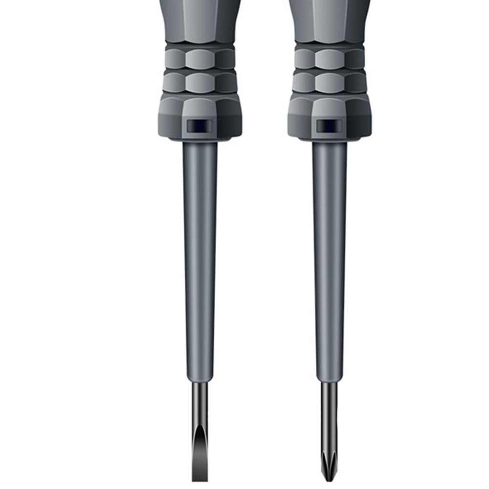Flat Cross Screwdriver Electric Pen Electrical Screwdriver with Light Indicator