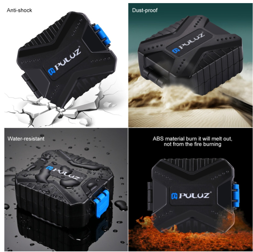 Camera Memory Cards SIM Card Reader Android CF/TF/SD Type-C Storage Box Case