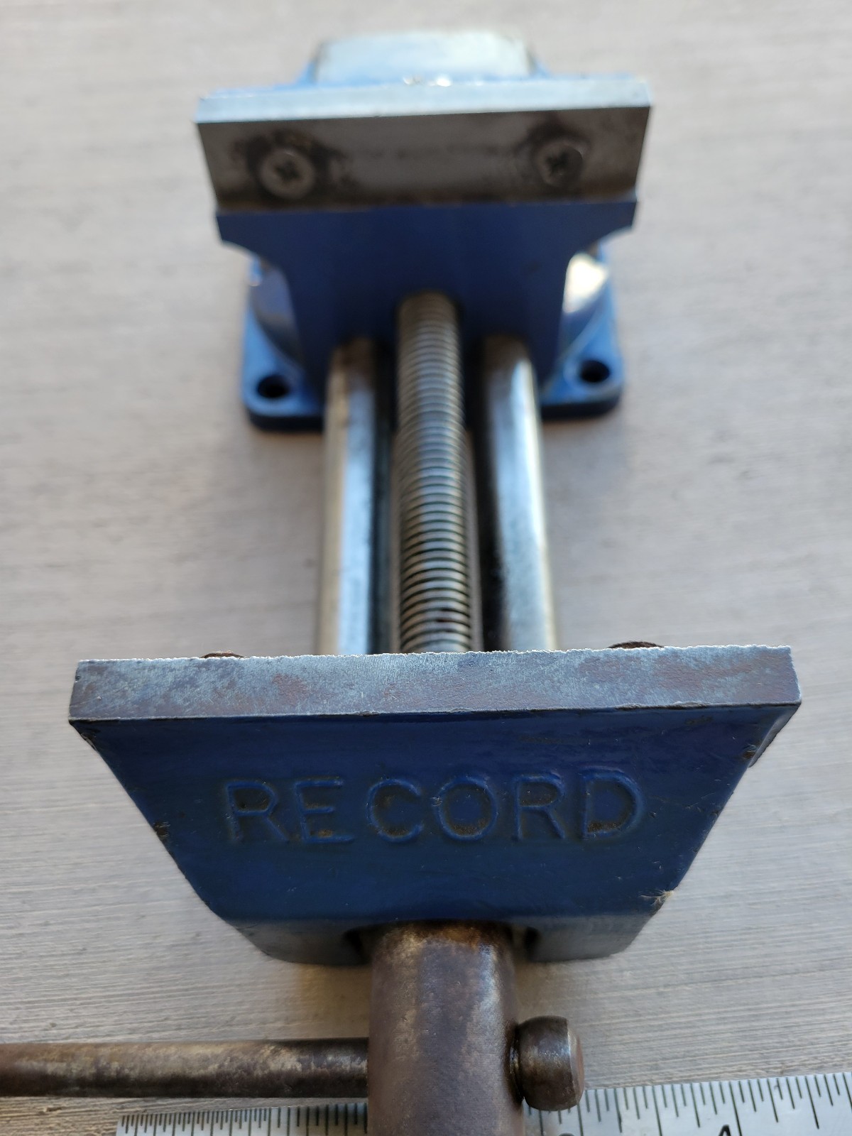 RECORD #2075 Vise Made In Sheffield England 3.5 in JAWS Smooth Operation