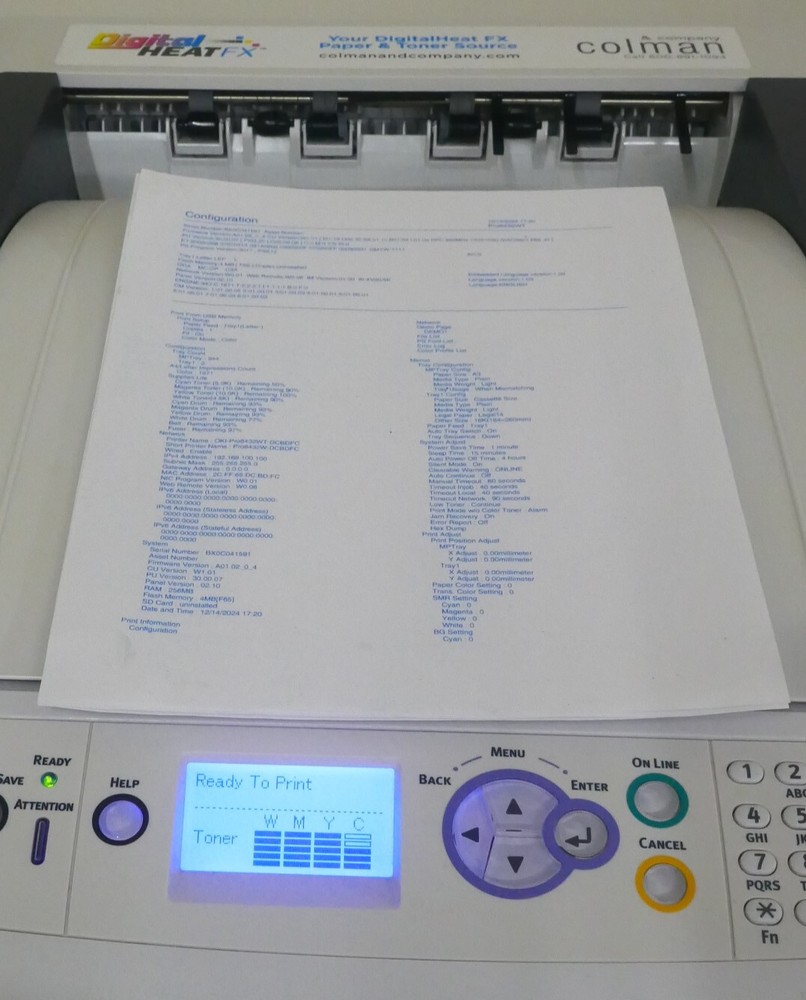 OKI PRO8432WT LED Digital Transfer Printer