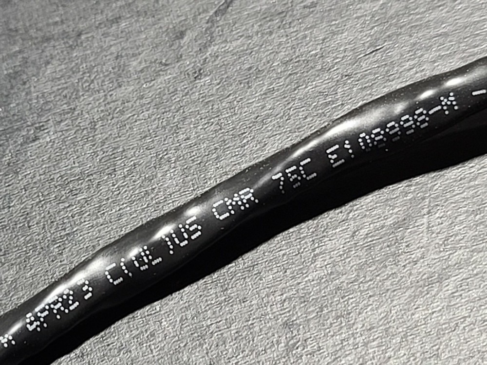 Belden 7927A CAT6 DataTuff Bonded Pair E-Spline 600MHz Network Cable CMR /50ft