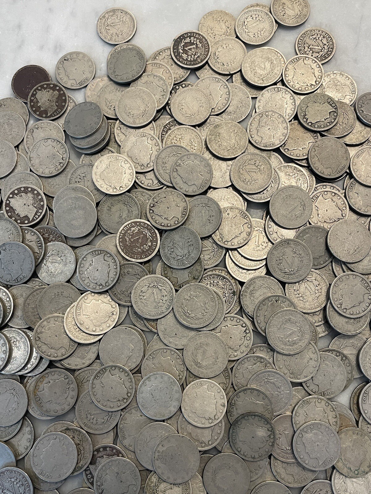 [Lot of 40] V Nickels Liberty Head - Full Readable Dates - Choose How Many Lots!