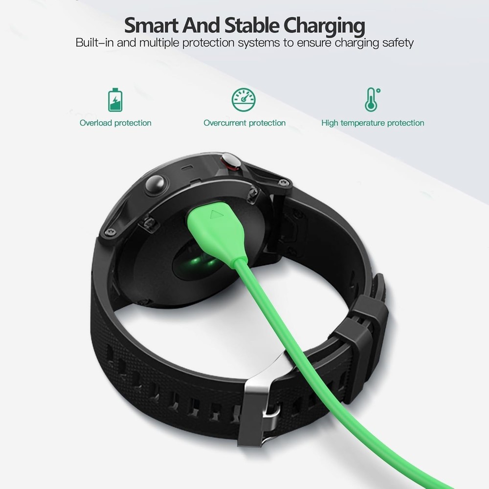 Advanced USB Type-C Charging Cable for Garmin Watches - Quick & Safe Charging