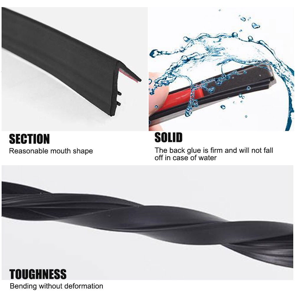 13ft V-Shape For Nissan Window Edge Moulding Trim Weatherstrip Seal Strip Rubber