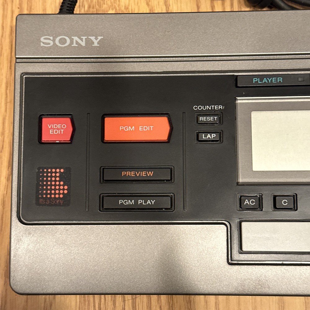 SONY VIDEO EDITING CONTROLLER RM-E100V